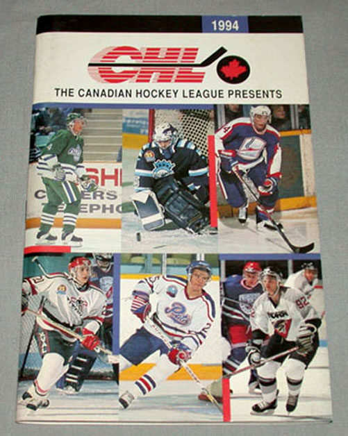 Rare 1994 CHL National Hockey League Draft Guide  